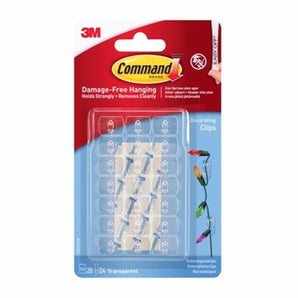 Command Clear Decorating Clips