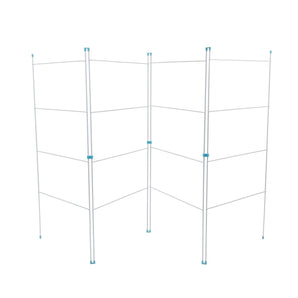 JVL 4 Fold Clothes Airer