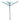 JVL Rotary Airer 4 Arm