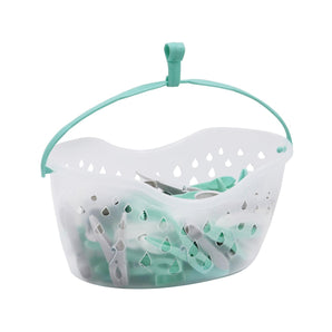 JVL Peg Basket with 36 Plastic Pegs