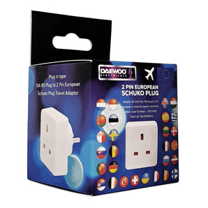 Daewoo Adaptor Uk to Europe
