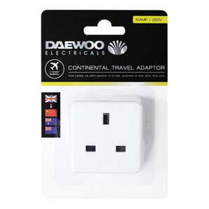 Daewoo Adaptor UK To China & Australia