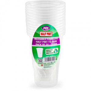 Half Pint Plastic Tumbler