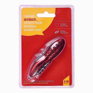 Amtech Pocket Tool 13 In 1