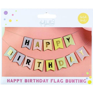 Happy Birthday Banner Pastel