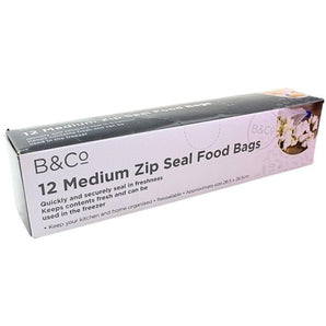 Zip Seal Food Bags