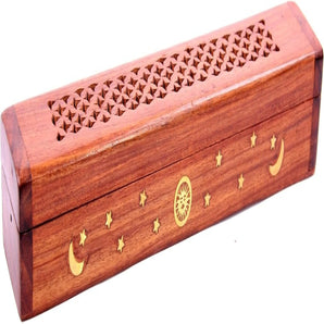Sheesh Wood Incense Burner Box