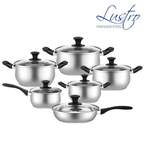 Lustro Stainless Steel Frying Pan